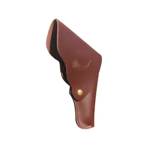 Hunter Flap Universal OWB Holster Right Hand Size 40 (Small Frame Single Action Revolvers 4.675") Leather Brown