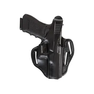 Bianchi 77 Piranha OWB Holster Right Hand S&W J Frame 2" Leather Black