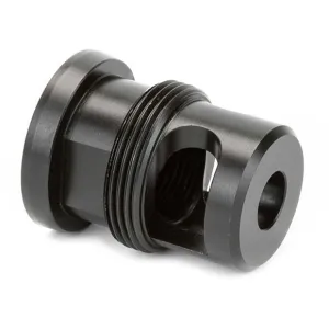 Griffin Armament Taper Mount Minimalist Muzzle Brake Suppressor Mount 5.56mm 1/2"-28 Thread Stainless Steel Nitride