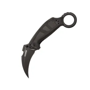 BLACKHAWK! BH15G3201BK Folding Knife 2.25" Karambit D2 Black Blade G-10 Handle Black