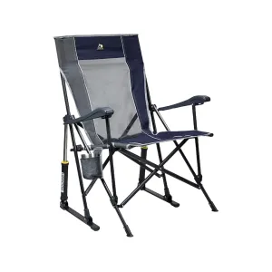 GCI Outdoor RoadTrip Rocker Folding Chair Indigo Blue