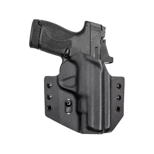 Tulster Contour OWB Holster Right Hand Smith & Wesson M&P Shield , Plus 4" 9, 40 Kydex Black