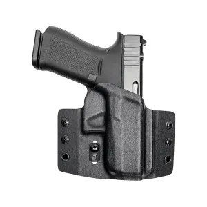Tulster Contour OWB Holster Right Hand for Glock 43, 43X, 43 MOS Kydex Black