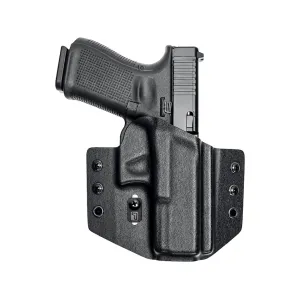 Tulster Contour OWB Holster Right Hand for Glock 19, 19 MOS, 19X, 23, 25, 32, 44, 45 Kydex Black