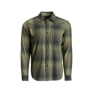 Kings Camo Men's Modern Flannel Shirt Olive Plaid Medium