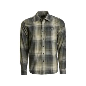 Kings Camo Men's Modern Flannel Shirt Charcoal Plaid 2XL