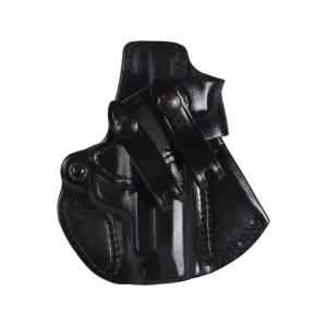DeSantis Gunhide Cozy Partner RDC IWB Holster Right Hand Glock 19, 19X, 23, 32, 45 with Red Dot Leather Black