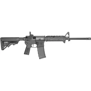Smith & Wesson Volunteer XV Semi Automatic Rifle 223 Remington 16" Black Threaded Barrel Black Frame Black Adjustable Stock Flip Up Sights