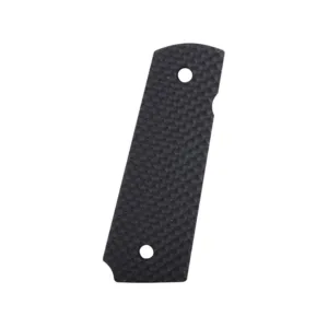 Nighthawk Custom Grips 1911 Government, Commander Golf Ball Texture Black G10