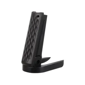 Nighthawk Custom 1911 Government, Commander Flat Mainspring Housing with Magwell Scalloped Steel Blue