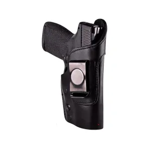 Urban Carry LockLeather IWB Holster Right Hand 1911 Officer, Glock 43, 43X, Sig P365XL, Springfield EMP, XDs Leather Black
