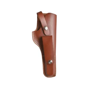 Hunter 1111 OWB Holster Right Hand Ruger Mark I, II, III, IV 5.5" Leather Brown