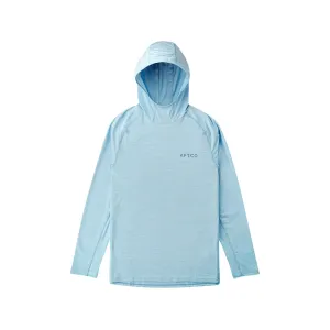AFTCO Men's Adapt Hoodie Airy Blue Heather 2XL