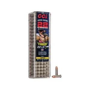 CCI Stangers 22LR Ammo 32 Grain Plated Hollow Point Case of 5000 (50 Boxes of 100)