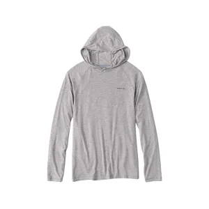 Orvis Men's Dricast Hoodie Light Gray Heather XL