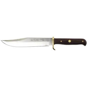 PUMA SGB Bowie Fixed Blade Knife 6.1" Clip Point DIN 1.4116 Satin Blade Jacaranda Wood Handle Wood