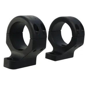 DNZ Game Reaper 2 2-Piece Scope Mount 30mm Rings Savage 10 Through 16, 110 Through 116 Round Rear, Axis Matte Black Medium