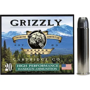 Grizzly Cartridge Bear Load 460 S&W Magnum Ammo 335 Grain Lead Long Wide Nose Gas Check Box of 20