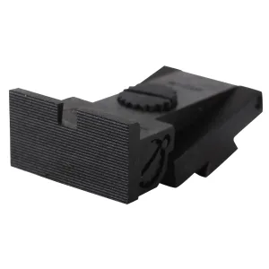 Kensight Adjustable Deep Notch 1911 Rear Sight Bo-Mar Cut Steel Black Square Blade Fully Serrated