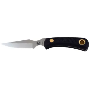 Knives of Alaska Cub Bear Fixed Blade Knife 2.75" Drop Point D2 Bead Blasted Blade SureGrip Handle Black