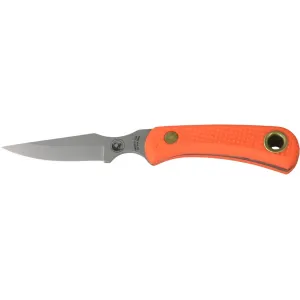 Knives of Alaska Cub Bear Fixed Blade Knife 2.75" Drop Point D2 Bead Blasted Blade SureGrip Handle Orange
