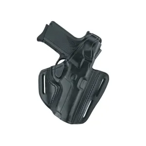 Gould & Goodrich B803 OWB Holster Left Hand S&W L Frame, Ruger GP100, SP101 3 to 4" Leather Black