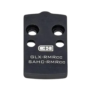 C&H Precision Pistol Red Dot Mounting Plate Springfield Hellcat w/ RMSc Footprint To Trijicon RMRcc