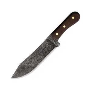 Condor Knives Hudson Bay Fixed Blade Knife 8.4" Clip Point 1075 Condor Classic Blade Walnut Handle