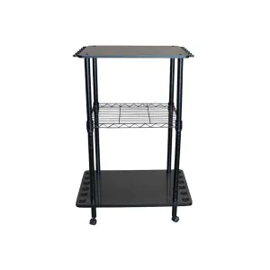 Rush Creek Creations 12 Fishing Rod Rolling Tackle Cart