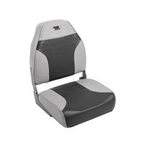 Wise Traditional High Back Boat Seat Gray/Charcoal