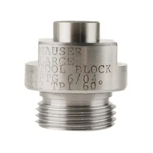 PTG Bolt Face Truing Cutter Guide Mauser 1.10"-12 Thread 60-Degree