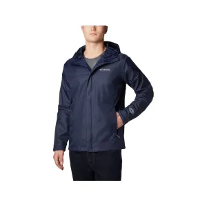 Columbia Men's Watertight II Waterproof Rain Jacket Nylon Collegiate Navy 2XL
