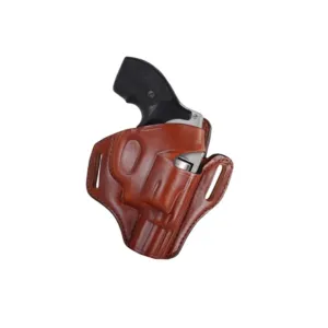 Bianchi 56 Serpent OWB Holster Right Hand S&W J Frame 2" Hammerless Leather Tan