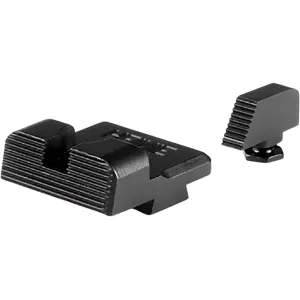 Heinie SlantPro LEDGE Sight Set for Glock 17, 19, 22, 23, 34, 35 Steel
