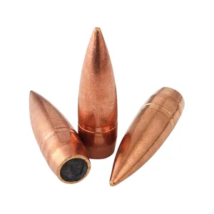 Top Brass 30 Caliber (308 Diameter) Bullets 147 Grain Full Metal Jacket with Cannelure Bag of 250