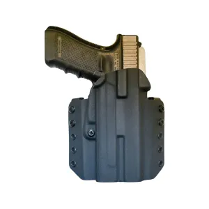 Comp-Tac L-Line Modular OWB Holster Right Hand 1911 Government with Rail Kydex Black