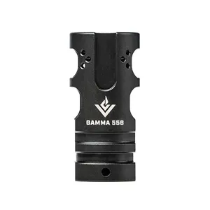 VG6 Precision Gamma 556 Muzzle Brake 5.56mm 1/2"-28 Thread Stainless Steel Nitride