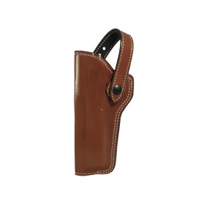 DeSantis Gunhide Woodsman OWB Holster Left Hand Browning Buck Mark, Ruger Mark I, Mark II Target, S&W 22A, 41 5.5" Leather Tan