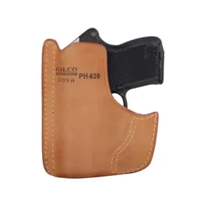 Galco Front Pocket Pocket Holster Ambidextrous Walther PPK, PPK/S Leather Tan