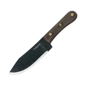 Condor Knives Mini Hudson Bay Fixed Blade Knife 4.9" Clip Point 1075 Condor Classic Blade Walnut Handle