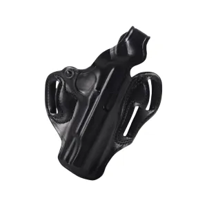 DeSantis Gunhide Thumb Break Scabbard OWB Holster Right Hand Springfield Echelon 4.5" Leather Black