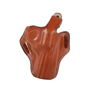 DeSantis Gunhide Thumb Break Scabbard OWB Holster Right Hand S&W L Frame 4" Leather Tan
