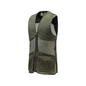 Beretta Men's Full Mesh Shooting Vest Green Moss Medium