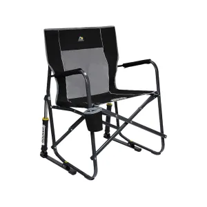 GCI Outdoor Freestyle Rocker Folding Chair Black