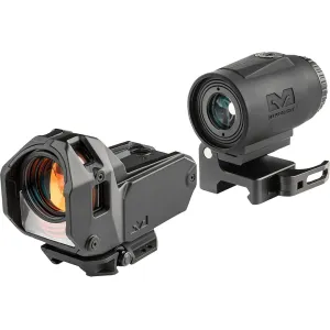 Meprolight M22 Reflex Sight Red Bullseye Reticle with MMX3 3x Magnifier