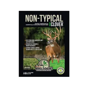 BioLogic Non-Typical Clover Perennial Food Plot Seed 8 lb
