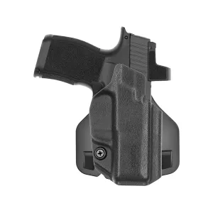 Tulster Range+ Paddle OWB Holster Right Hand Sig Sauer P365, P365X, P365 SAS Kydex Black