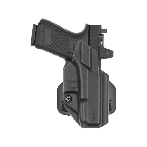 Tulster Range+ Paddle OWB Holster Right Hand for Glock 19, 19X, 23, 25, 32, 44, 45 Kydex Black