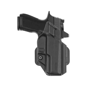 Tulster Range+ Paddle OWB Holster Right Hand Sig Sauer P320 9, 40, Compact, Carry, X-Series Kydex Black