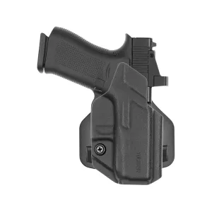 Tulster Range+ Paddle OWB Holster Right Hand for Glock 43, 43X Kydex Black